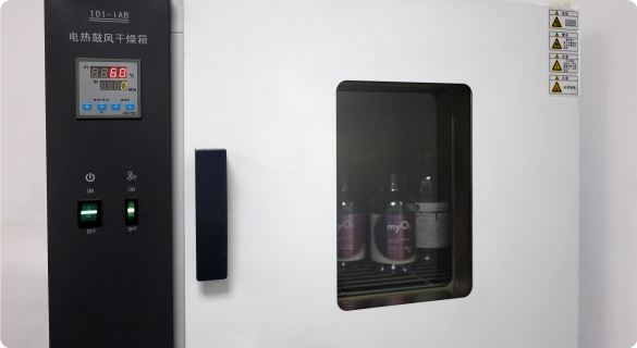 Heat resistance test for self-adhesive labels
